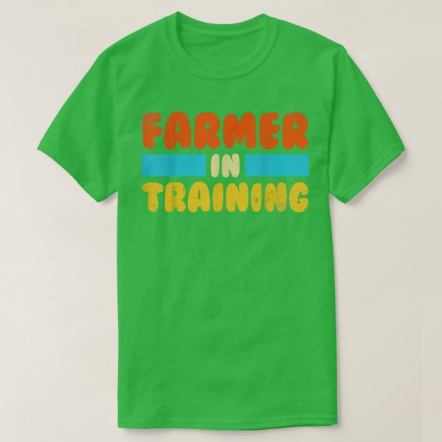 Farm Gift  Farming Lover Future Farmer  Retro  T-Shirt (Design Front)