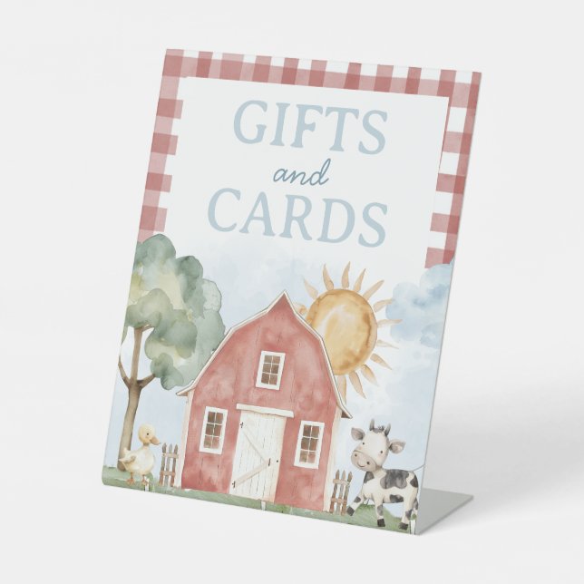 Farm Gifts and Cards Table Sign (Front)