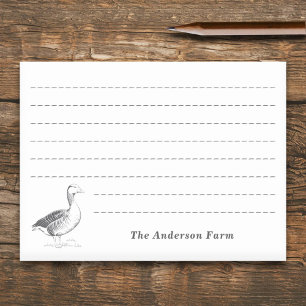 Farm Goose Post-it Notes