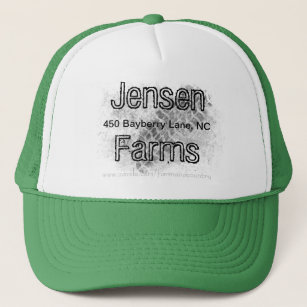Farm hat, Family Farm, tire track, farm logo Trucker Hat