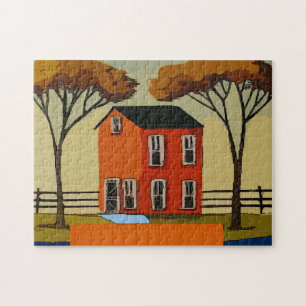 Farm House, add text, Jigsaw Puzzle