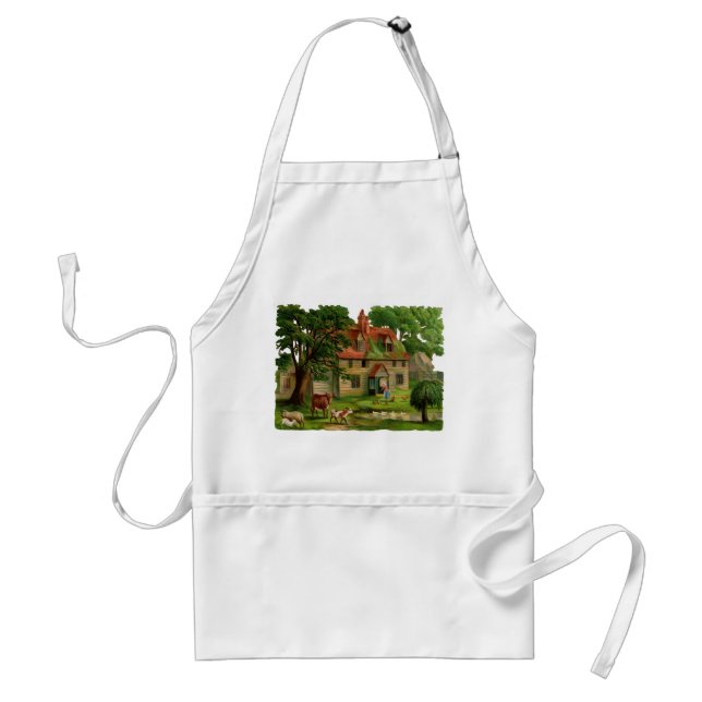 Farm House And Country Garden Standard Apron (Front)