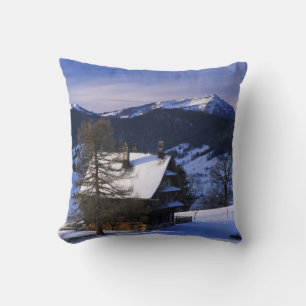 Farm house and Mount Rigi and Pilatus, Cushion