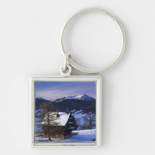 Farm house and Mount Rigi and Pilatus, Key Ring