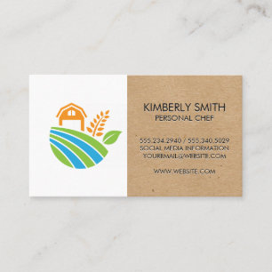 Farm Icon Business Card