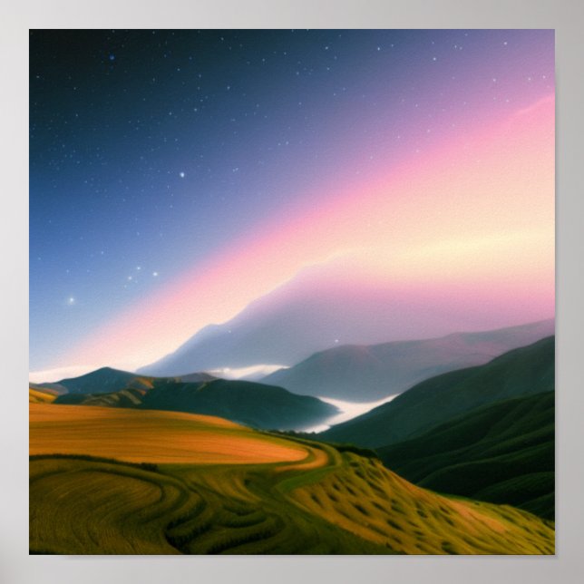 Farm in the Mountains Poster (Front)