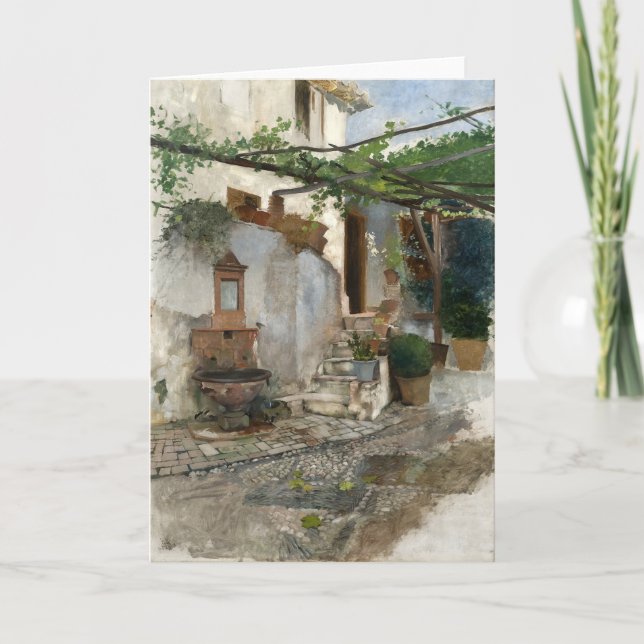 Farm Interior from South of Spain | Hugo Birger Card (Front)