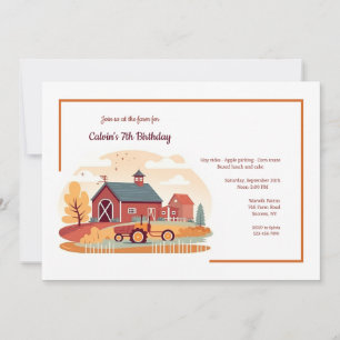 Farm Landscape Invitation
