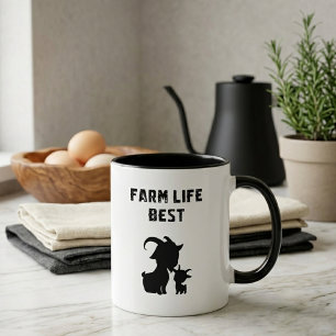 Farm Life Best Country Living Animal Lover Coffee Mug