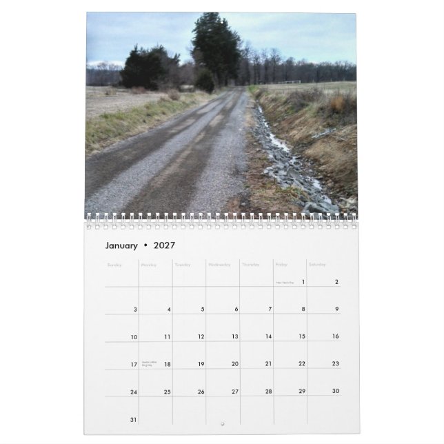 Farm Life Calendar (Jan 2027)