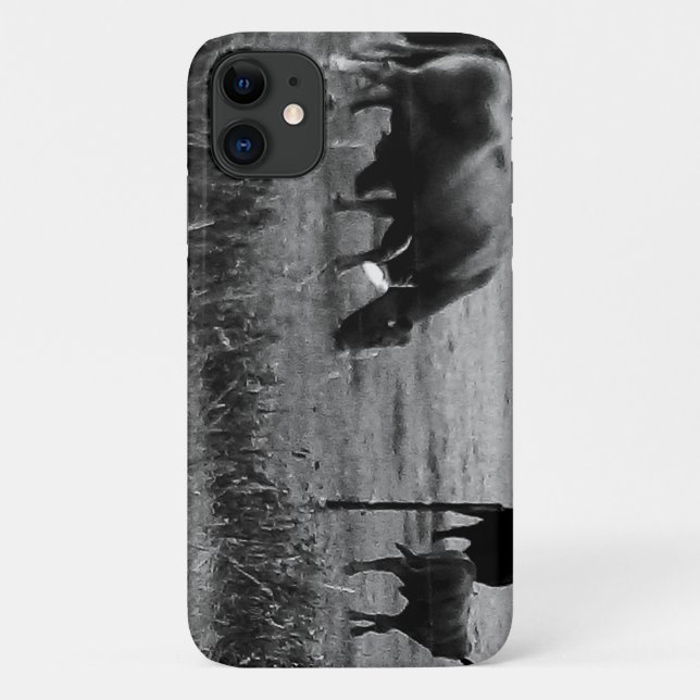 Farm life, cow family Case-Mate iPhone case (Back)