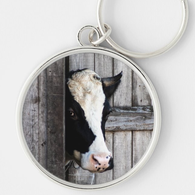 Farm Life Cow Key Ring (Front)
