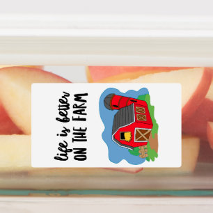 Farm Life Labels