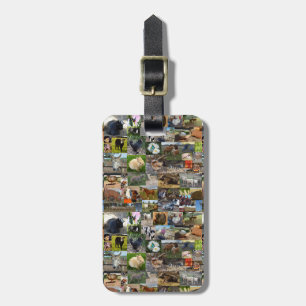 Farm Life Photo Collage, Luggage Tag