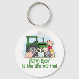 Farm Livin' (Girl) Key Ring