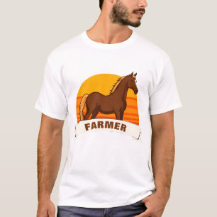 Farm Logo Featuring Horse T-Shirt