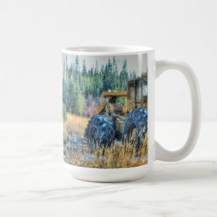 Farm Machinery, Tractor, Back-Hoe, Farm Vehicle Coffee Mug