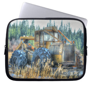 Farm Machinery, Tractor, Back-Hoe, Farm Vehicle Laptop Sleeve