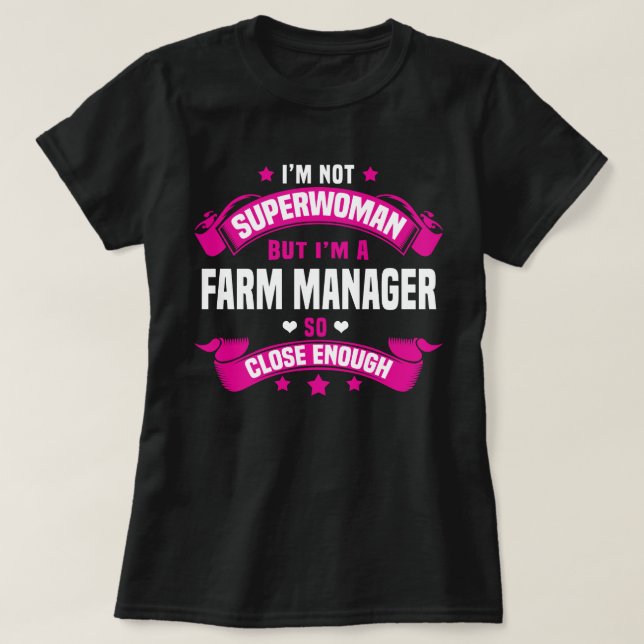 Farm Manager T-Shirt (Design Front)