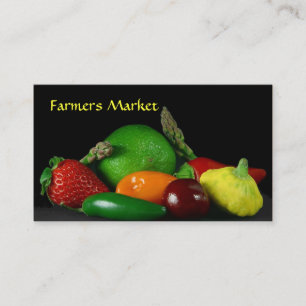 Farm Market Business Card Template