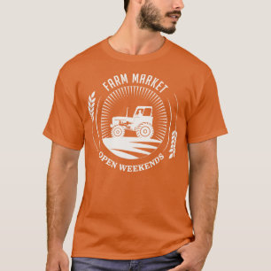 Farm Market Tractor T-Shirt