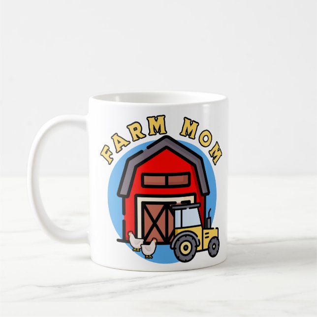 Farm Mum Coffee Mug (Left)