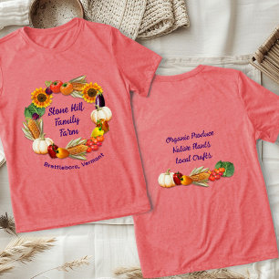 Farm Name Produce Vegetables Tri-Blend Shirt