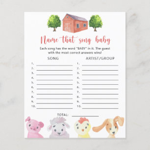 Farm - Name that Baby Song