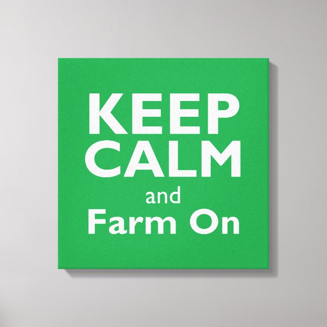Farm On Canvas Print (Front)