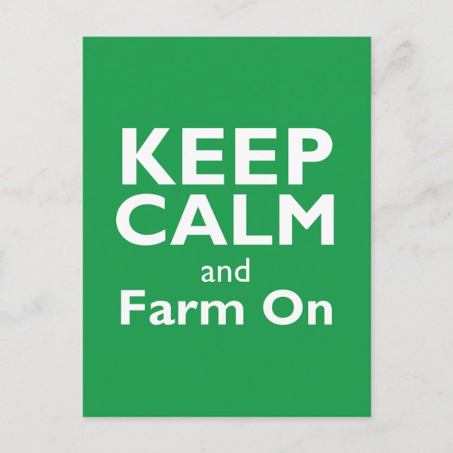 Farm On Postcard (Front)