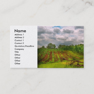 Farm - Organic farming Business Card