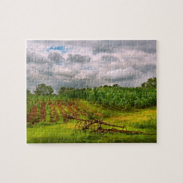 Farm - Organic farming Jigsaw Puzzle (Horizontal)