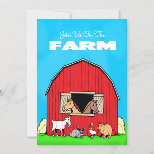 Farm Party Invitation