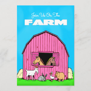 Farm Party Invitation