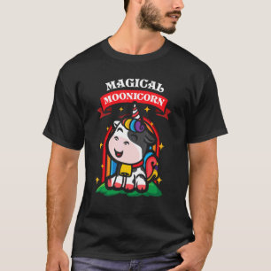 Farm Rainbow Farmer Unicorn Moonicorn Cute Cow Ca T-Shirt