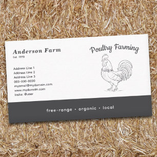 Farm Rooster Business Card