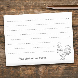 Farm Rooster Post-it Notes
