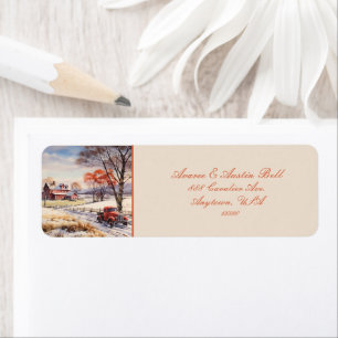 Farm Scene of Yesteryear