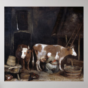 Farm Scene Poster