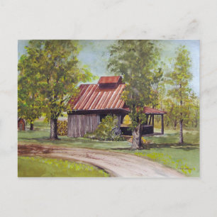 Farm Shed- postcard