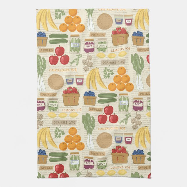 Farm Stand Tea Towel (Vertical)