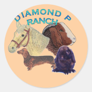 Farm sticker... classic round sticker