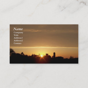 Farm Sunset - Business Cards