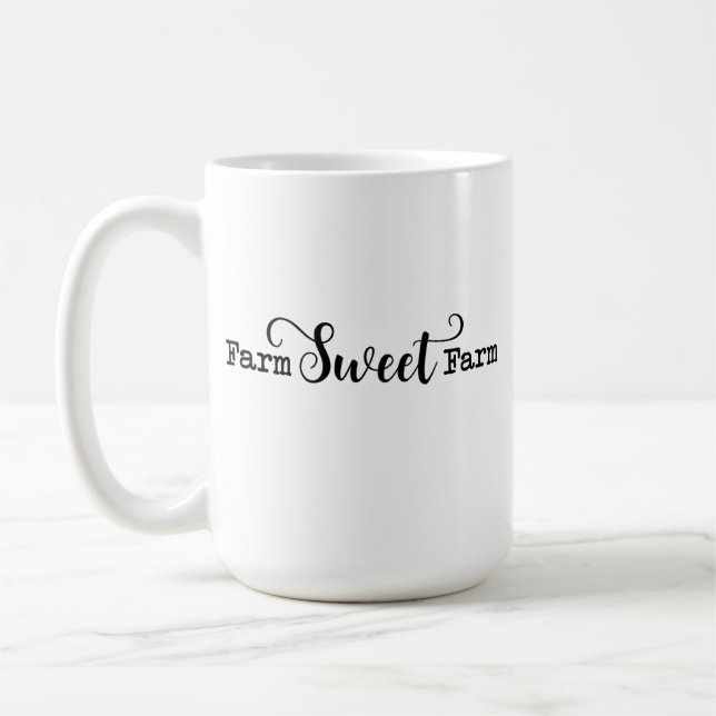 Farm Sweet Farm Coffee Mug (Left)
