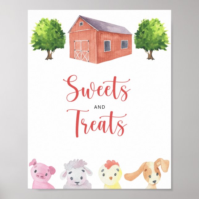 Farm - Sweets and treats Poster (Front)