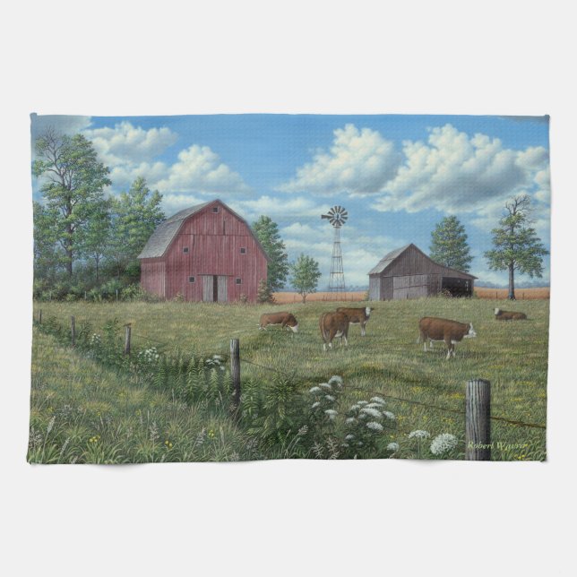 Farm Tea Towel (Horizontal)