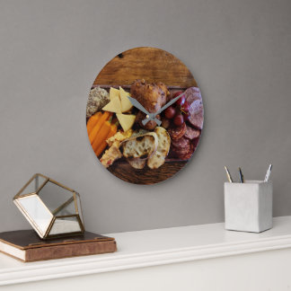 Farm to Table Charcuterie  Large Clock