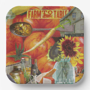 Farm to Table Paper Plates
