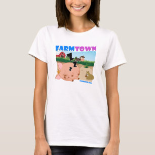Farm Town Sleepy Piggy T-Shirt