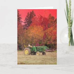 Farm Tractor Card